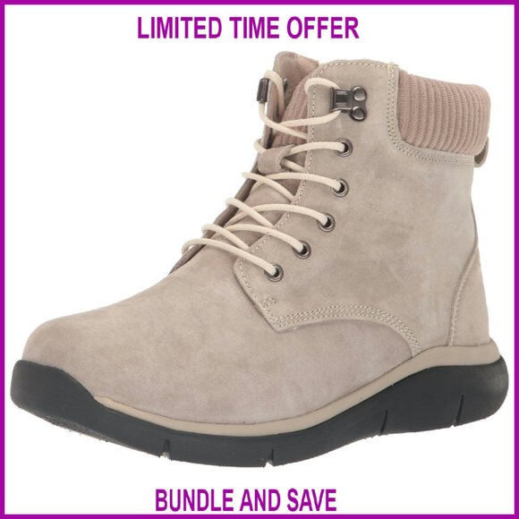 Soft Suede Ankle Boots with Arch Support Side Zip Diabetic Friendly